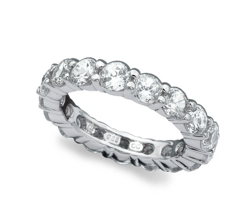 Brilliant Cut Eternity Band Platinum