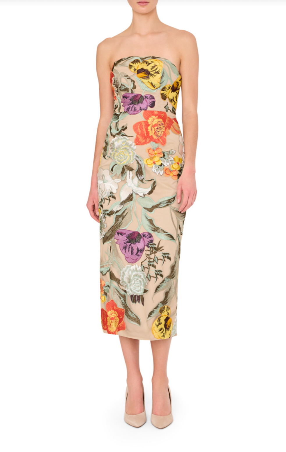 Shiloh Embroidery Midi Dress