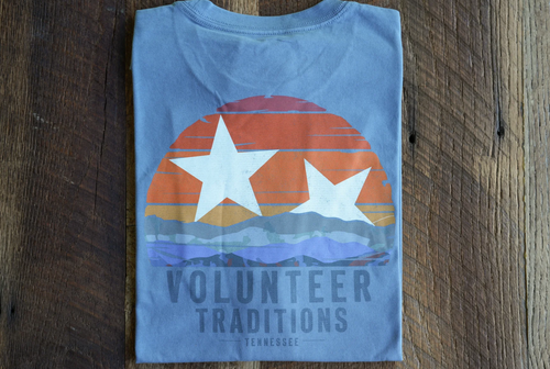 Smokies Men's SS Tee Steel Blue