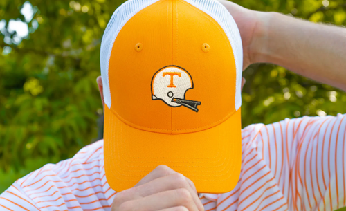 Power T Helmet Hat Orange