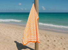 Load image into Gallery viewer, TN Beach Towel Orange