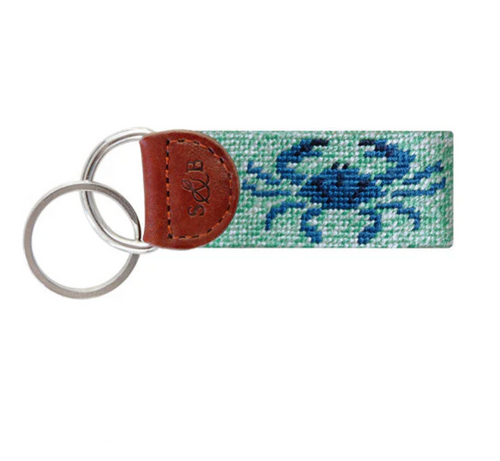 S&B Blue Crab Key Fob