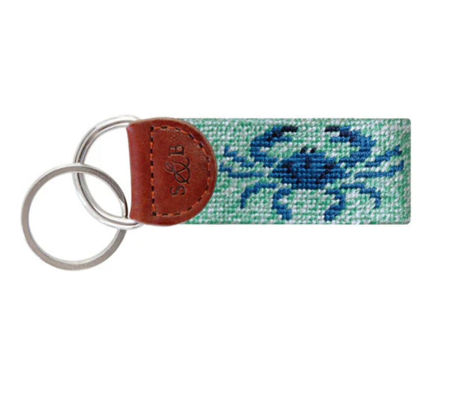 S&B Blue Crab Key Fob
