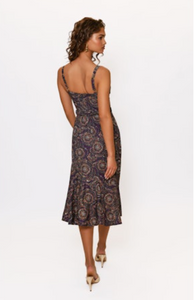 Lydia Belted Midi Dress