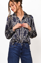 Load image into Gallery viewer, Kodie Collared Rodeo Top