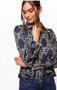 Kodie Collared Rodeo Top
