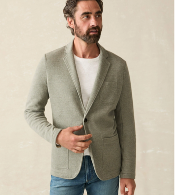 Inlet Blazer Olive Melange