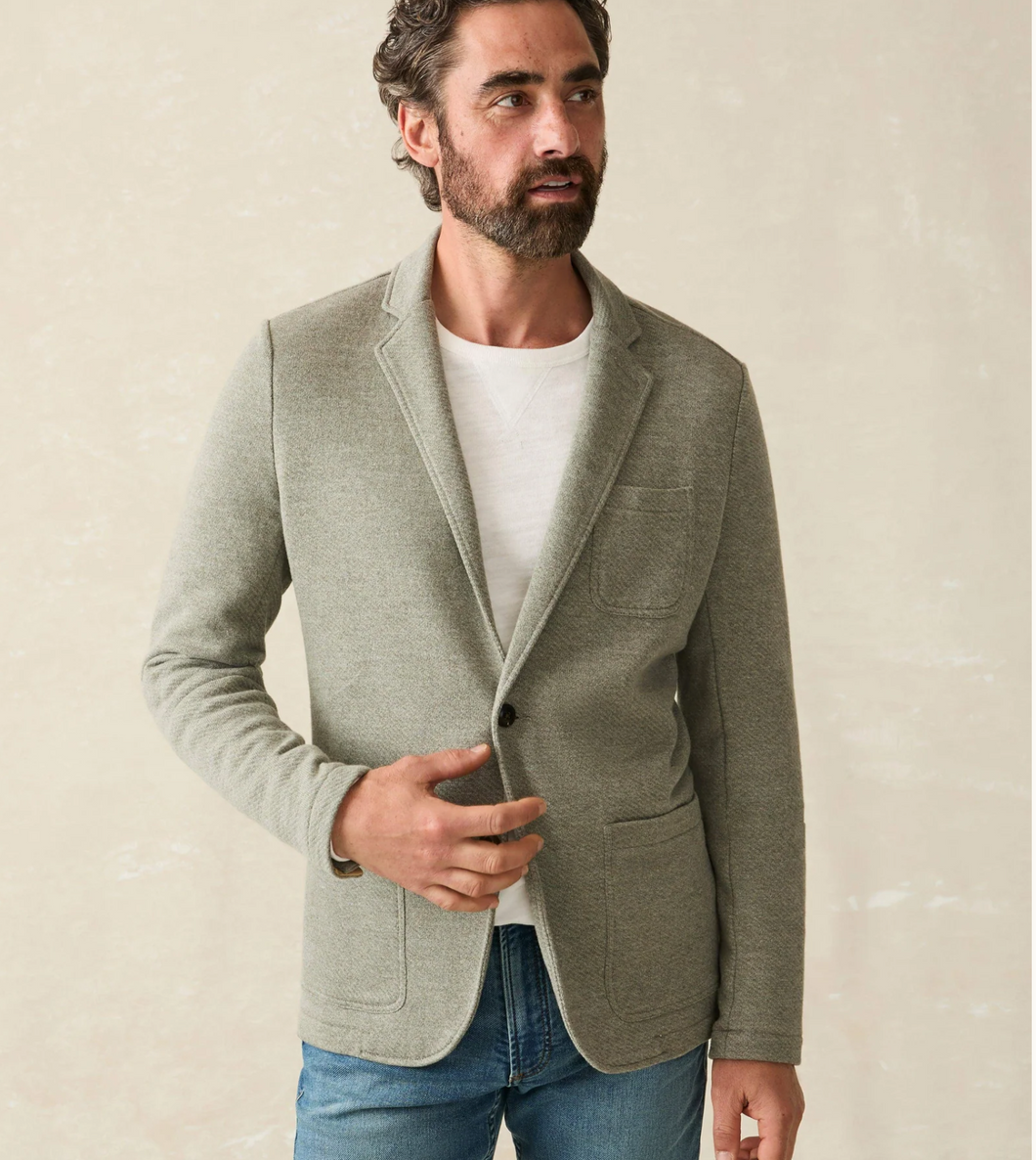Inlet Blazer Olive Melange