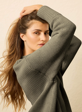Load image into Gallery viewer, Sunwashed Roll Neck Sweater Sage