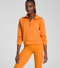 Load image into Gallery viewer, Spanx Air 1/2 Zip Orange