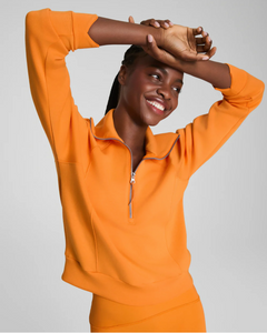Spanx Air 1/2 Zip Orange
