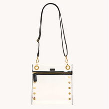 Load image into Gallery viewer, Tony Med Clear Black/Brushed Gold
