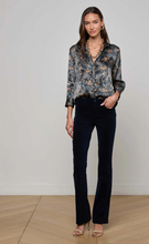 Load image into Gallery viewer, Dani 3/4 Sleeve Blouse Midnight Paisley