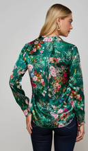 Load image into Gallery viewer, Tyler Top Green Multi Butterfly