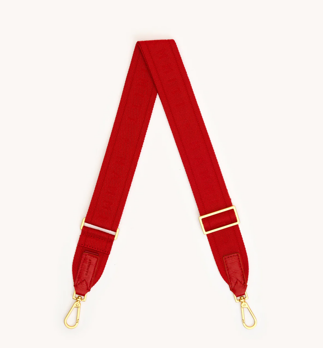 Hammitt Webbing Purse Strap Red