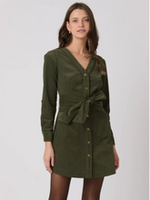 Load image into Gallery viewer, Manon Mini Dress Forest Green