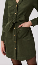 Load image into Gallery viewer, Manon Mini Dress Forest Green