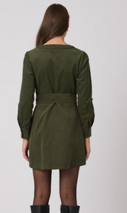 Manon Mini Dress Forest Green