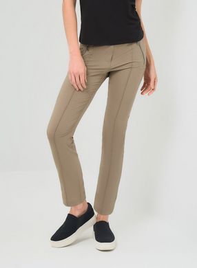 Peggy Zippered Pant Khaki