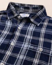 Load image into Gallery viewer, Men&#39;s Somerset Plaid Shirt Heather Blue