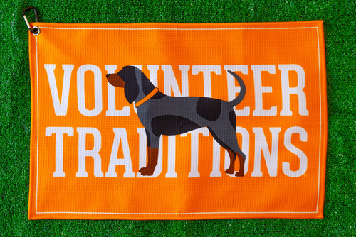 Bluetick Golf Towel Orange