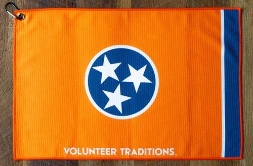 Tennessee Flag Golf Towel Orange