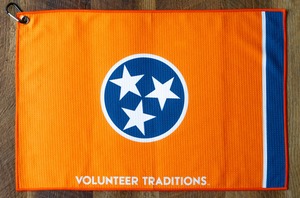 Tennessee Flag Golf Towel Orange