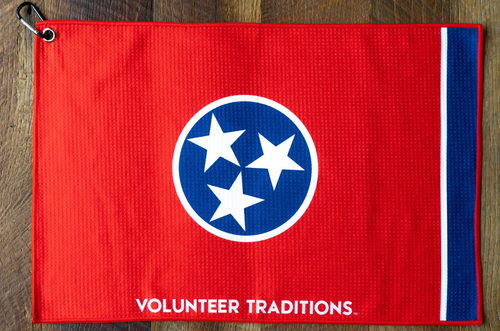 Tennessee Flag Golf Towel Red