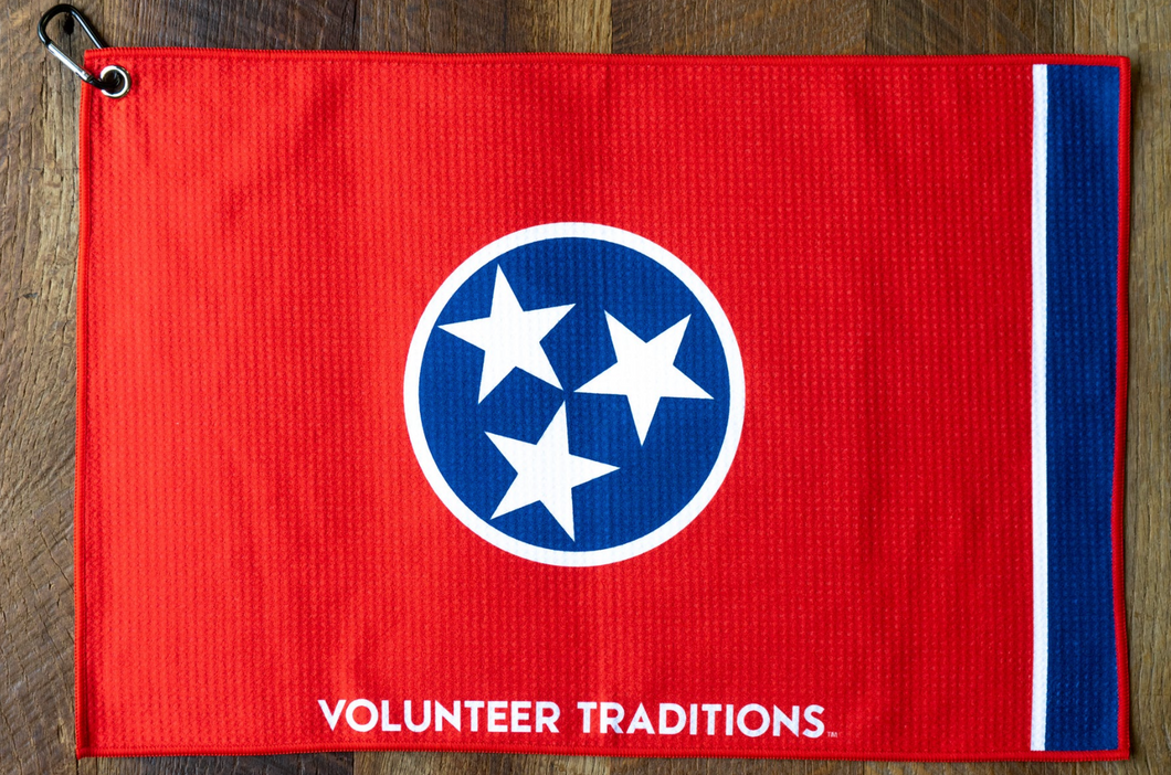 Tennessee Flag Golf Towel Red