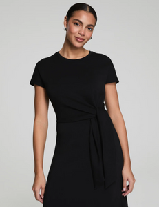 AirEssential Tie-Waist Maxi Dress Very Black