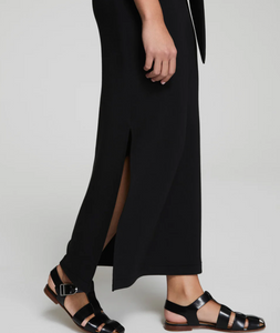 AirEssential Tie-Waist Maxi Dress Very Black