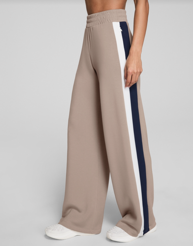 Colorblock Wide Leg Pant Ashwood