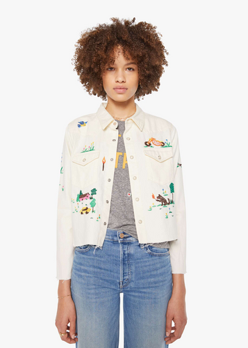 The Super Exs Crop Jacket Fired Up