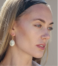Load image into Gallery viewer, Mixed Media Moneta Coin Earring