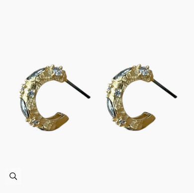 Mini Alma Hoop Gold
