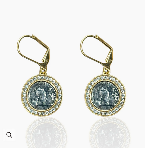 Hestia Coin Earring Gold