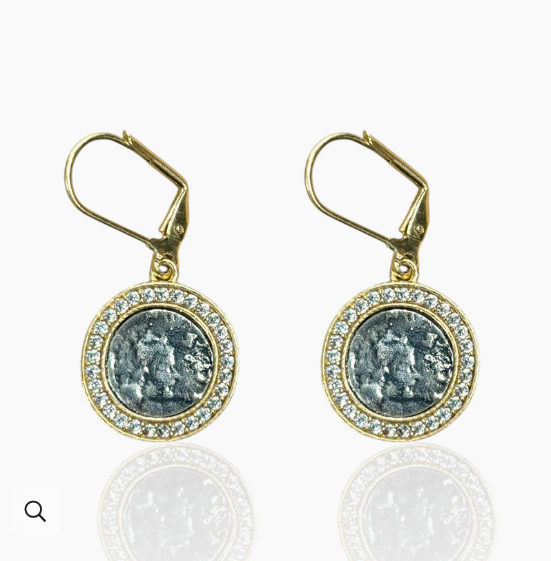 Hestia Coin Earring Gold