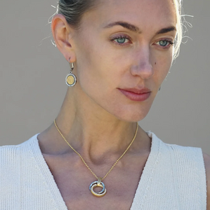 Mixed Media Trinity Necklace