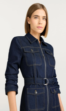 Load image into Gallery viewer, Fauna Denim Dress Indigo