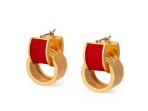 Eloise Double Hoop Earring.