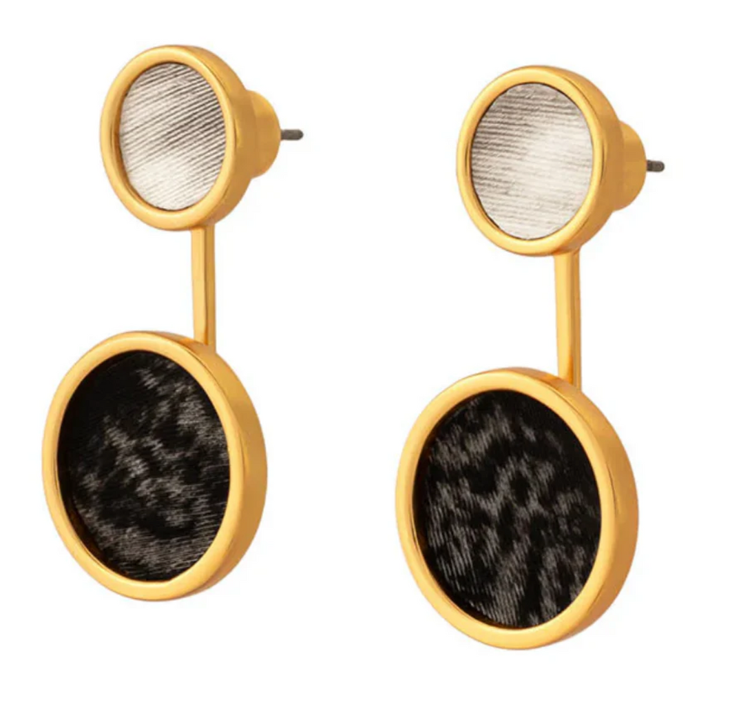 Riley Bezel Jacket Earring