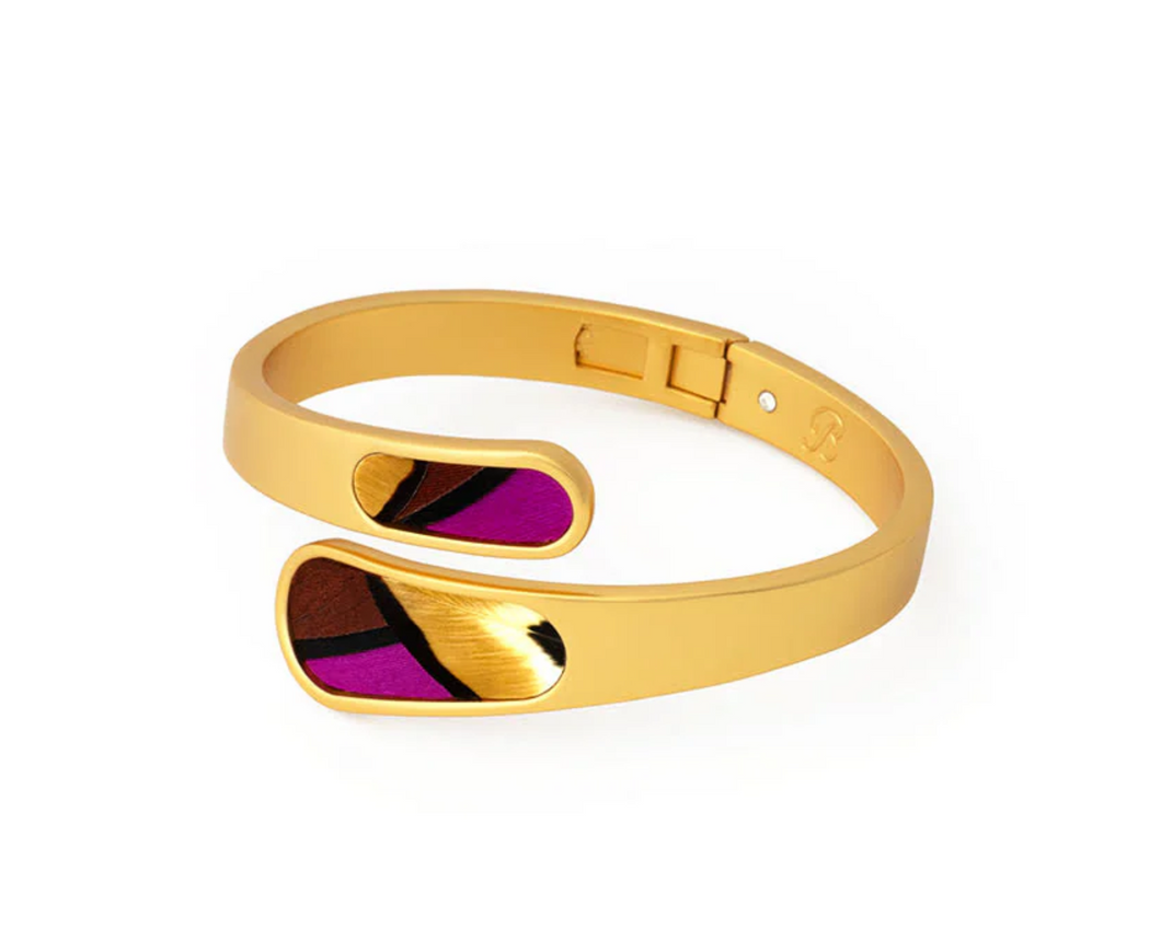 Aaliyah Bezel Hinge Cuff