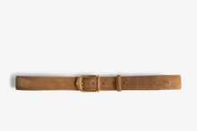 Load image into Gallery viewer, Rise Suede Belt Cognac