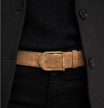 Load image into Gallery viewer, Rise Suede Belt Cognac
