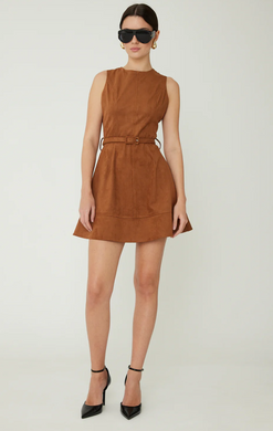Lorenzo Mini Dress Cognac