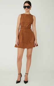 Lorenzo Mini Dress Cognac