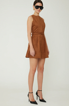 Load image into Gallery viewer, Lorenzo Mini Dress Cognac