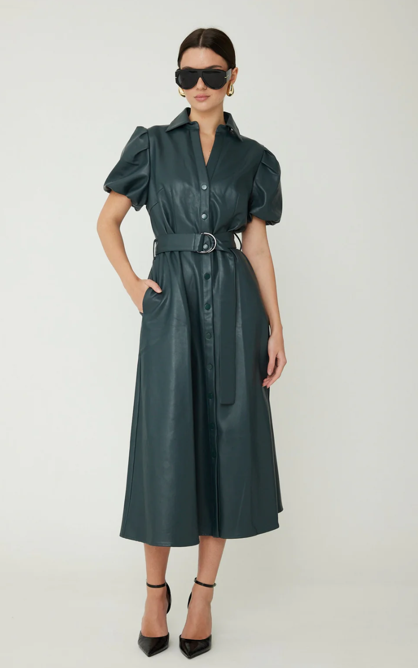 Laurie Dress Dark Pine