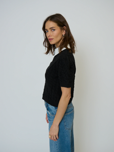 Brooke Twofer Sweater Black