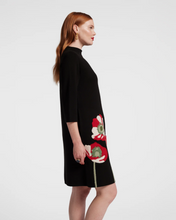 Load image into Gallery viewer, Annie Dress Flower Black